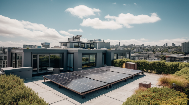 Emplacement idéal pour les panneaux solaires